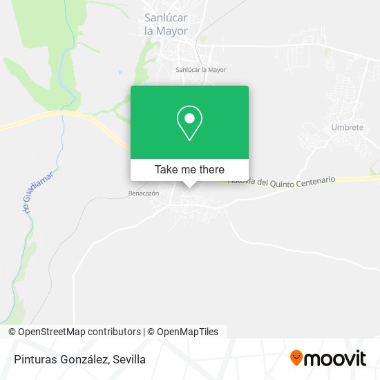 Pinturas González map