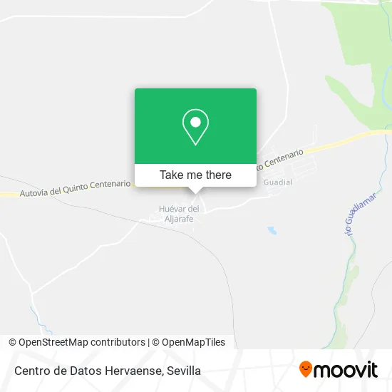 Centro de Datos Hervaense map