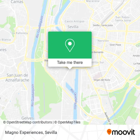 Magno Experiences map