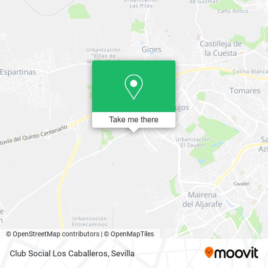 Club Social Los Caballeros map