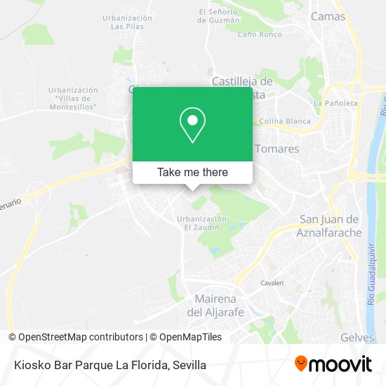 Kiosko Bar Parque La Florida map