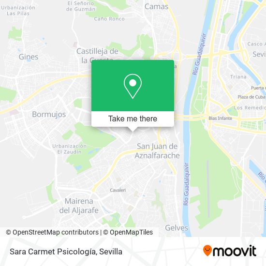 Sara Carmet Psicología map