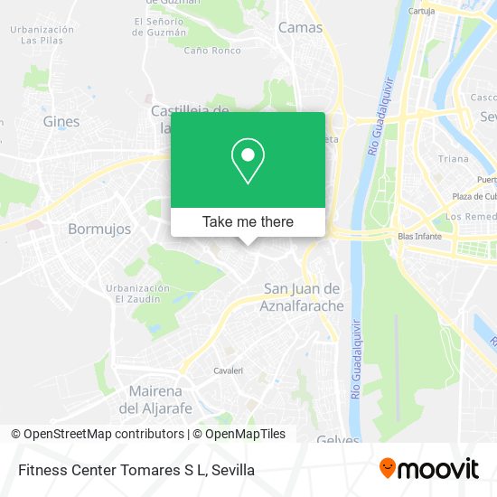 Fitness Center Tomares S L map