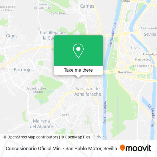 Concesionario Oficial Mini - San Pablo Motor map