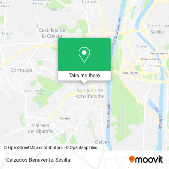 Calzados Benavente map
