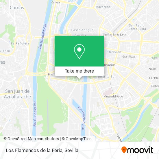 Los Flamencos de la Feria map