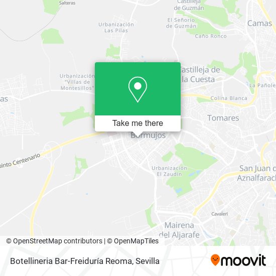 Botellineria Bar-Freiduría Reoma map
