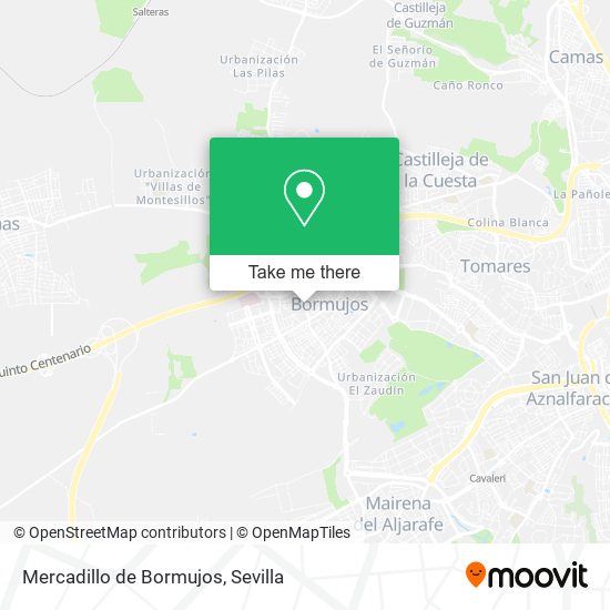 Mercadillo de Bormujos map