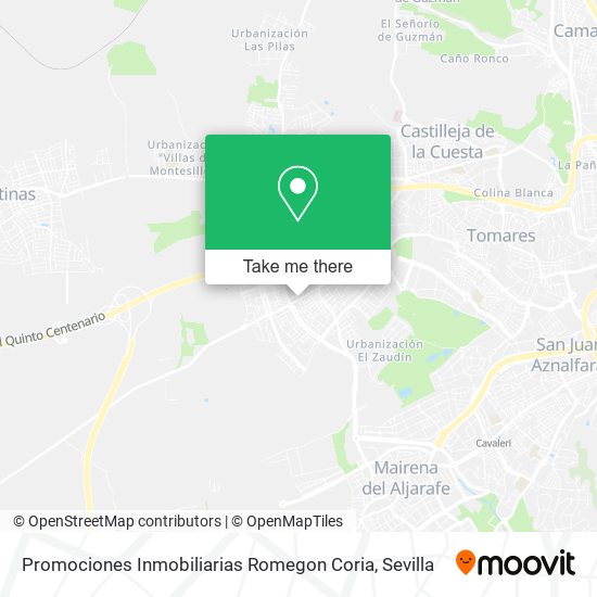 Promociones Inmobiliarias Romegon Coria map