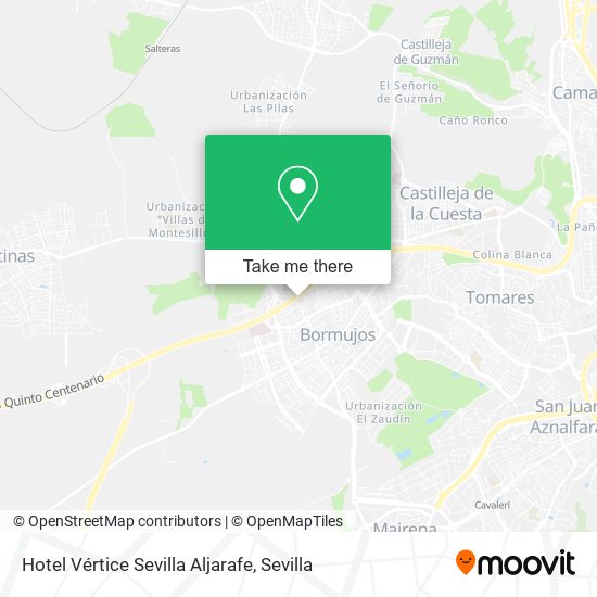 Hotel Vértice Sevilla Aljarafe map