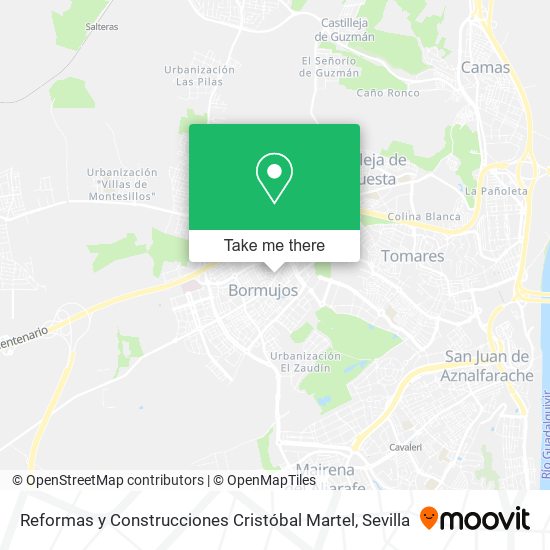 Reformas y Construcciones Cristóbal Martel map