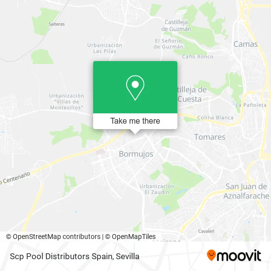 Scp Pool Distributors Spain map