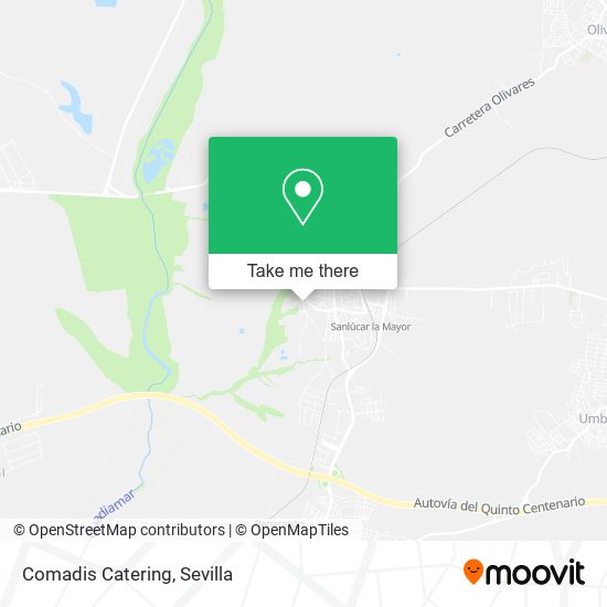 Comadis Catering map