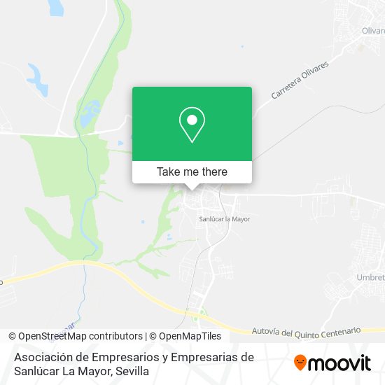 Asociación de Empresarios y Empresarias de Sanlúcar La Mayor map