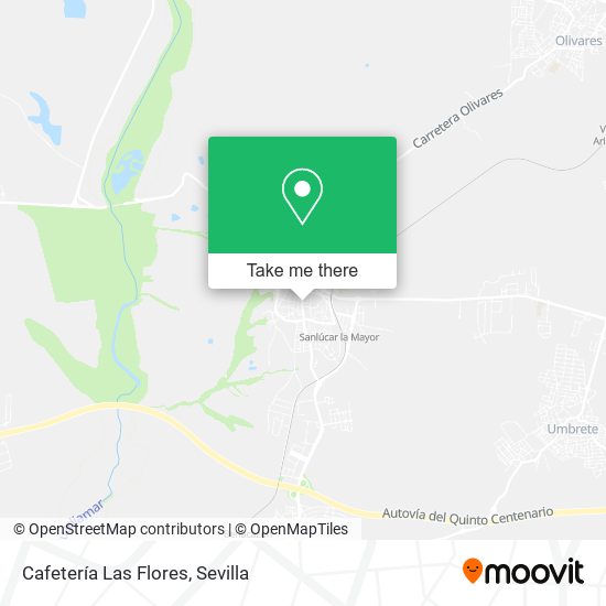 Cafetería Las Flores map