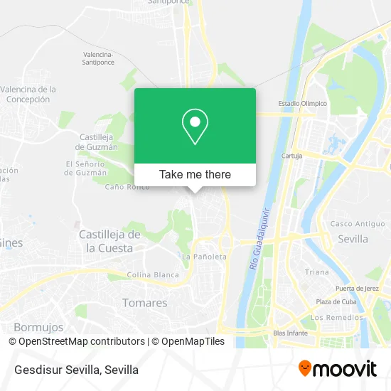 Gesdisur Sevilla map
