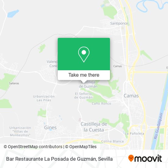 Bar Restaurante La Posada de Guzmán map