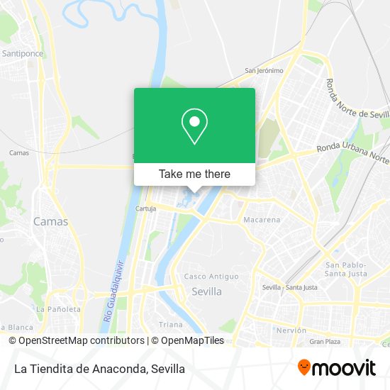 La Tiendita de Anaconda map