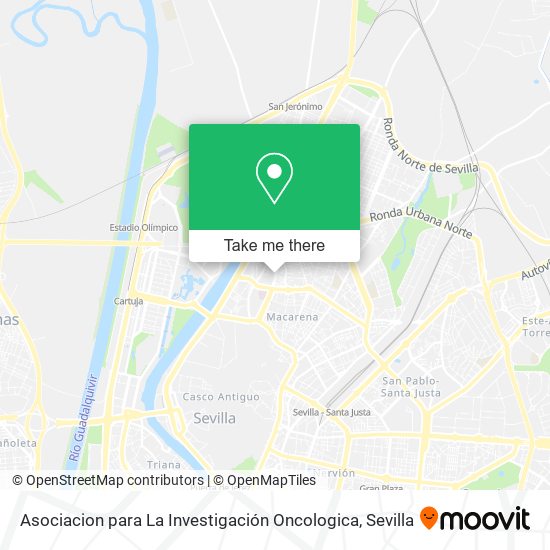 Asociacion para La Investigación Oncologica map