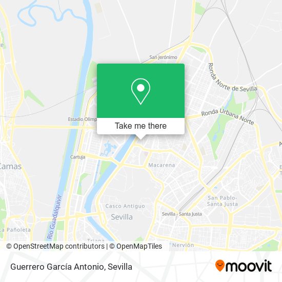 Guerrero García Antonio map