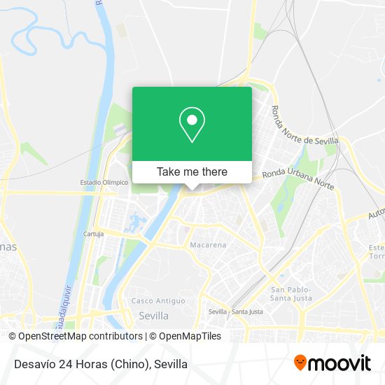Desavío 24 Horas (Chino) map