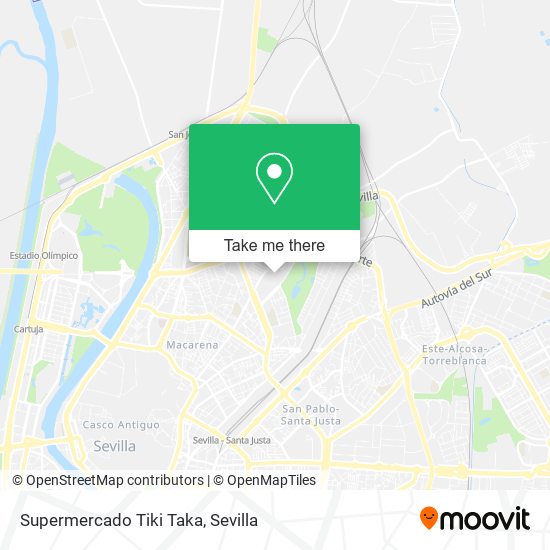 Supermercado Tiki Taka map
