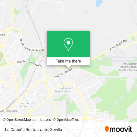 La Cabaña Restaurante map