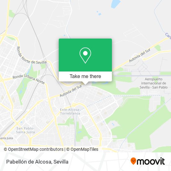 Pabellón de Alcosa map