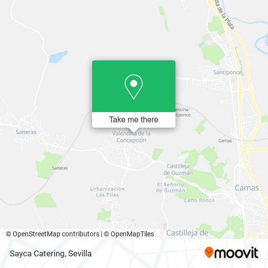 Sayca Catering map