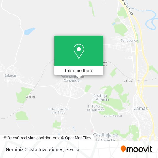 Geminiz Costa Inversiones map