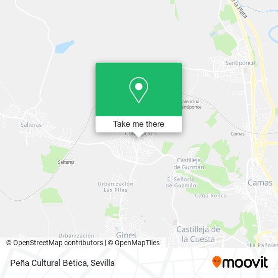 Peña Cultural Bética map