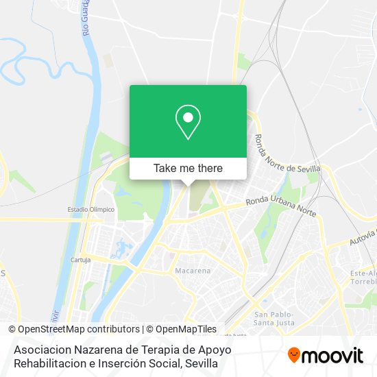 Asociacion Nazarena de Terapia de Apoyo Rehabilitacion e Inserción Social map