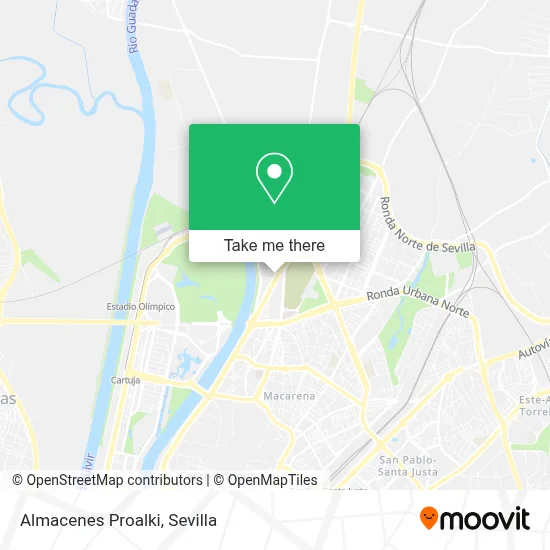 Almacenes Proalki map