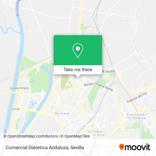 Comercial Dietetica Andaluza map