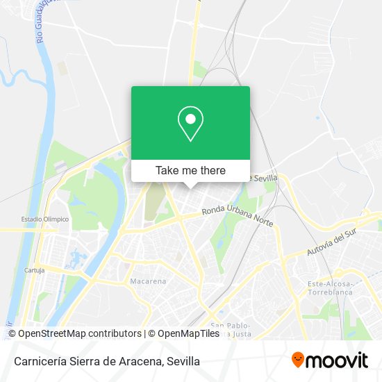 Carnicería Sierra de Aracena map