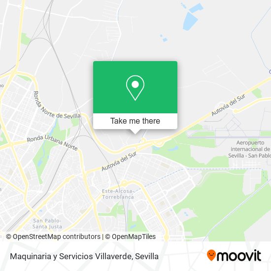 Maquinaria y Servicios Villaverde map