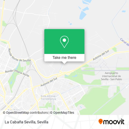 La Cabaña Sevilla map