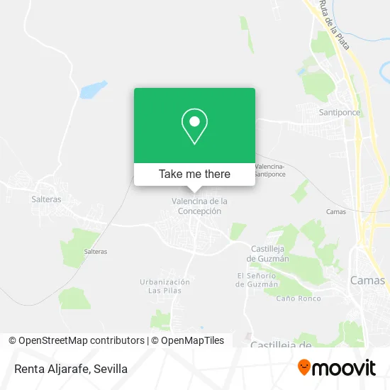 Renta Aljarafe map
