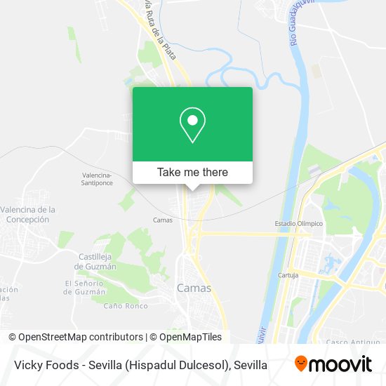 Vicky Foods - Sevilla (Hispadul Dulcesol) map