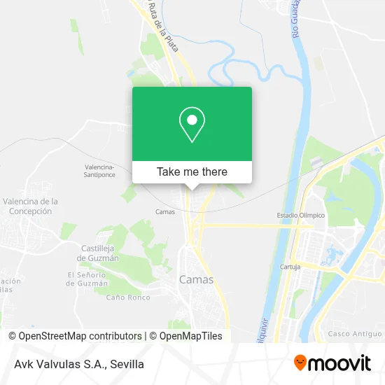 Avk Valvulas S.A. map
