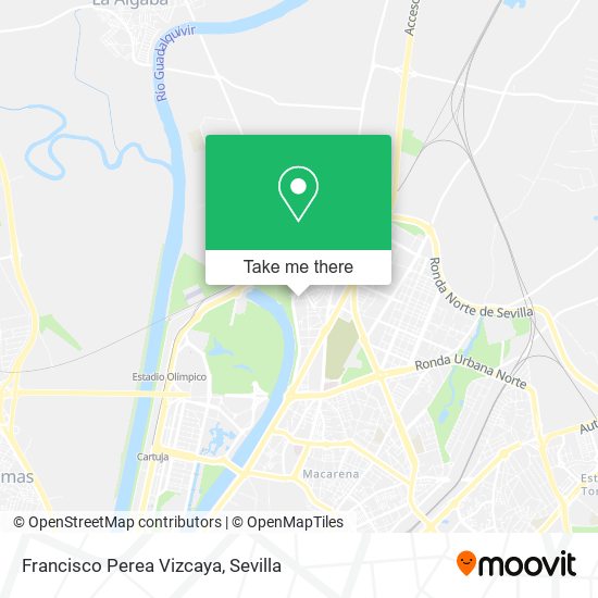 Francisco Perea Vizcaya map