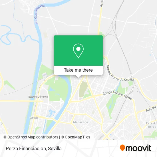 Perza Financiación map