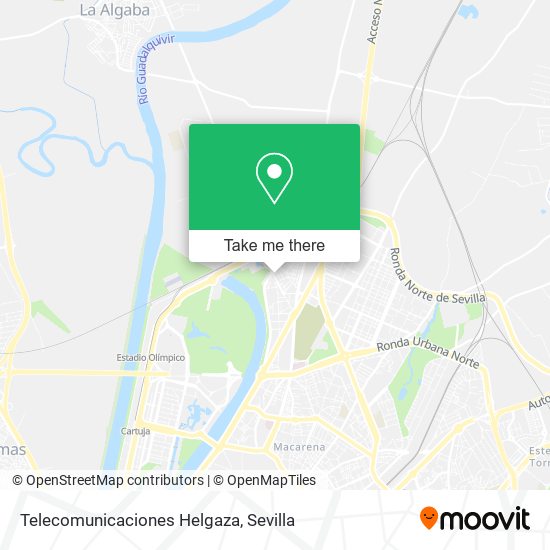 Telecomunicaciones Helgaza map