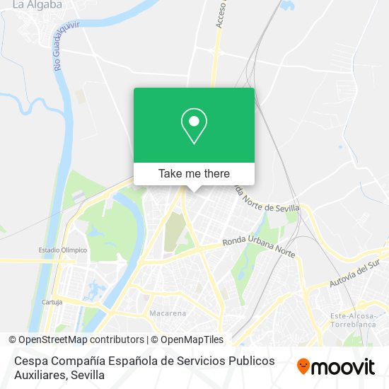 Cespa Compañía Española de Servicios Publicos Auxiliares map