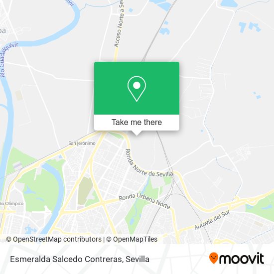 Esmeralda Salcedo Contreras map