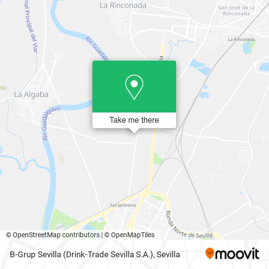 mapa B-Grup Sevilla (Drink-Trade Sevilla S.A.)