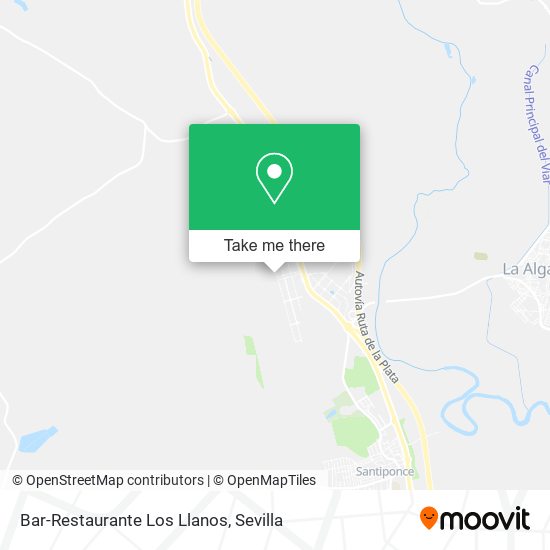 Bar-Restaurante Los Llanos map