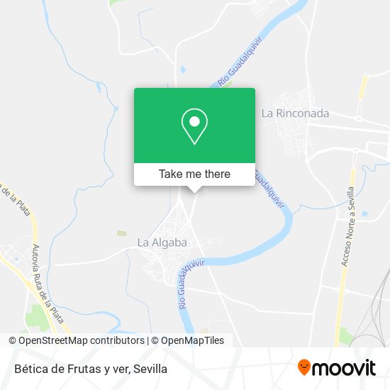 Bética de Frutas y ver map