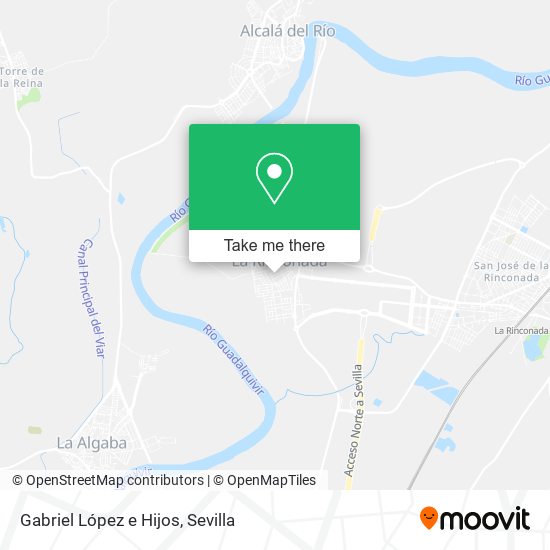 Gabriel López e Hijos map