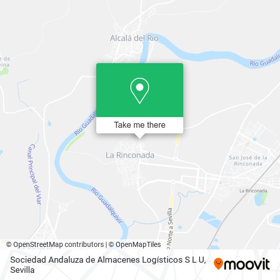 Sociedad Andaluza de Almacenes Logísticos S L U map